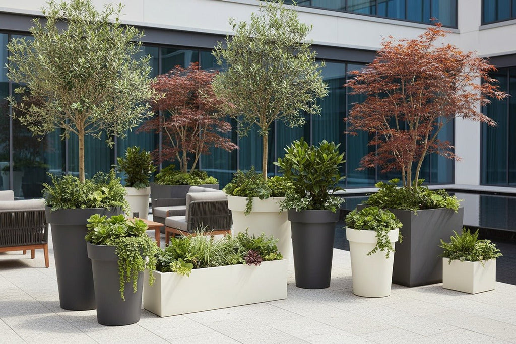 Commercial Outdoor Planters for Hotels & Offices: Lightweight Options That Last