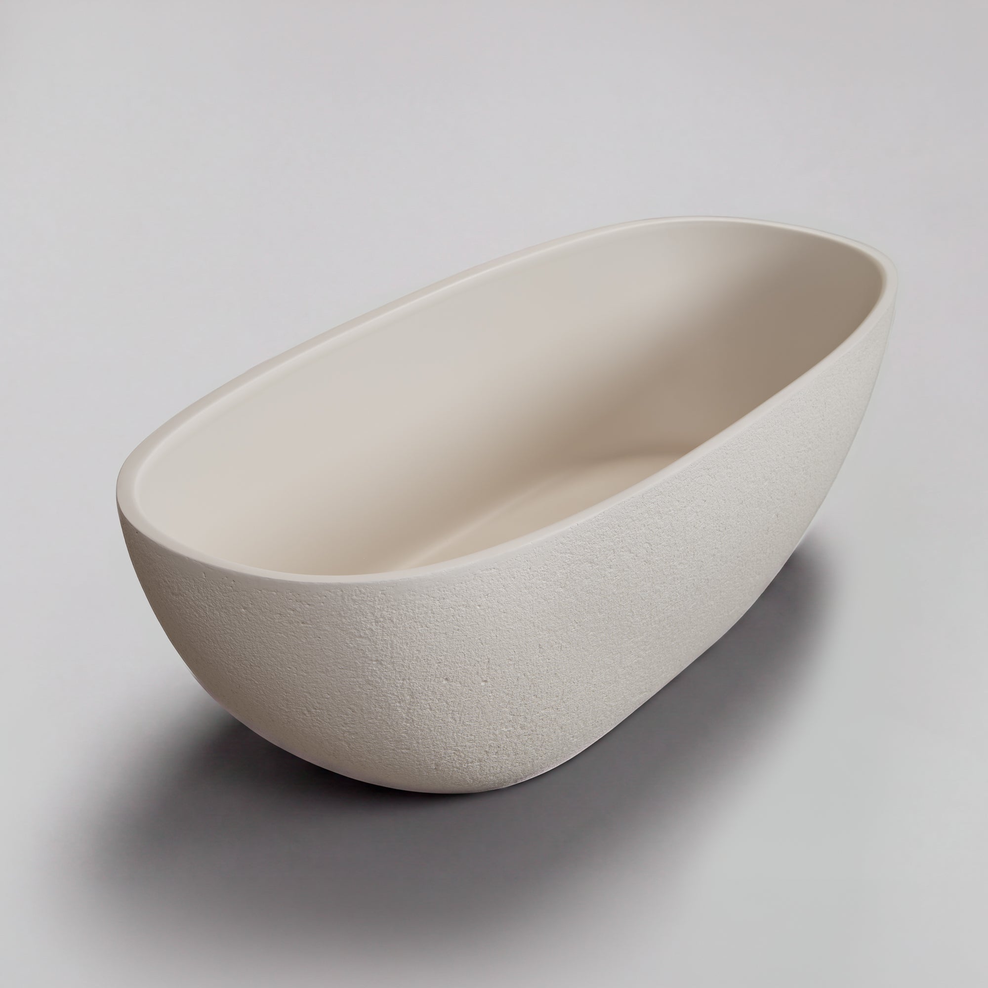 71" CAPPADOCIA OVAL BATHTUB - River Art Stone