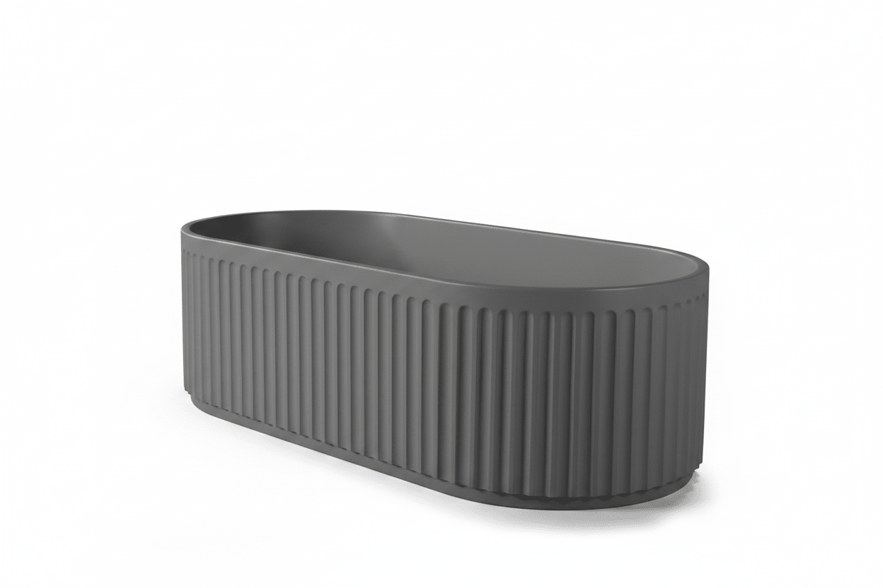 71" GORDION VERTICAL BATHTUB - River Art Stone