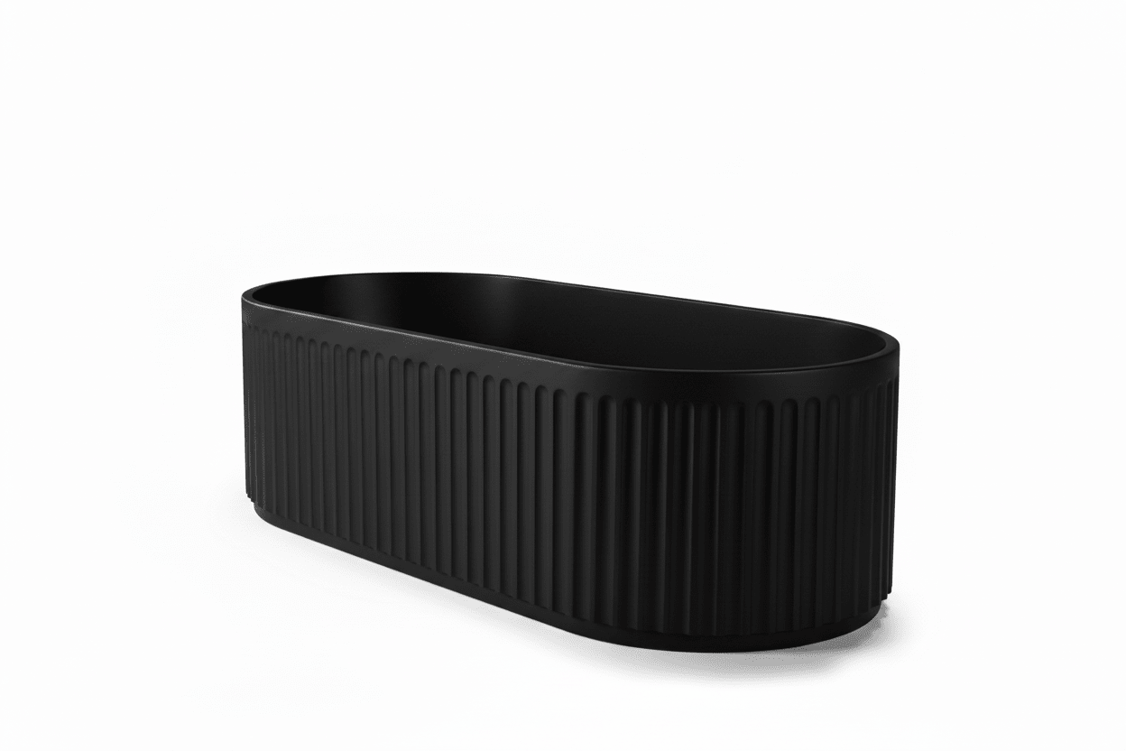 71" GORDION VERTICAL BATHTUB - River Art Stone