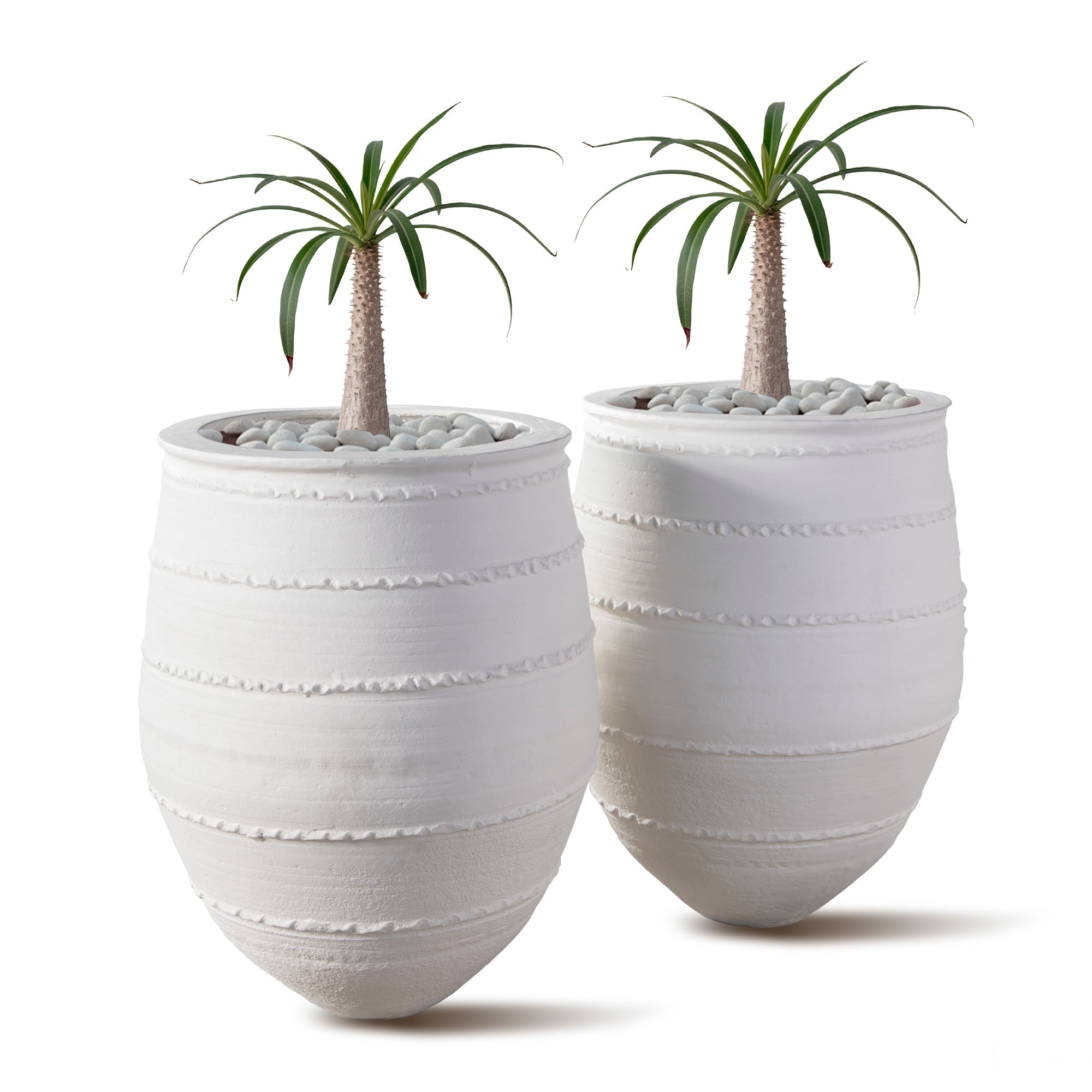 ADALYA Coastal Turkish-Inspired Wave Design GFRC Planter