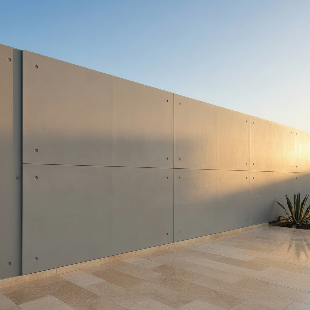 Clean GFRC Exterior Panel