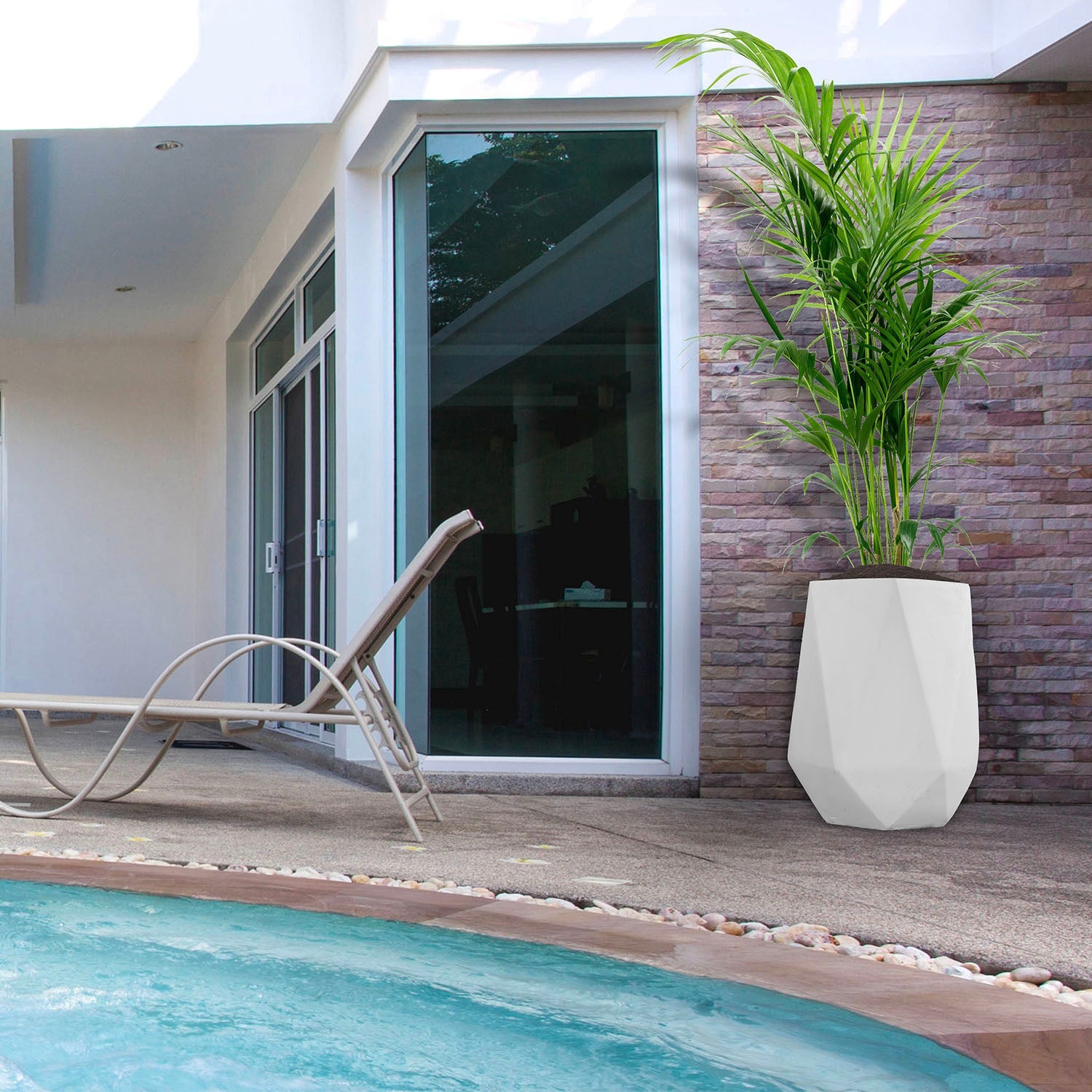 CUBIC Modern Minimalist GFRC Geometric Planter